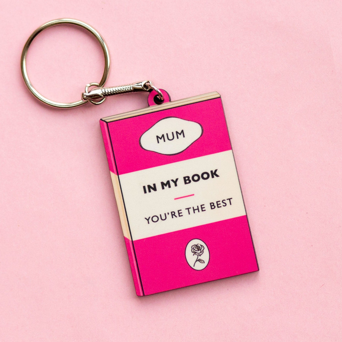 Book Themed Keyring For Mum - Of Life & Lemons®