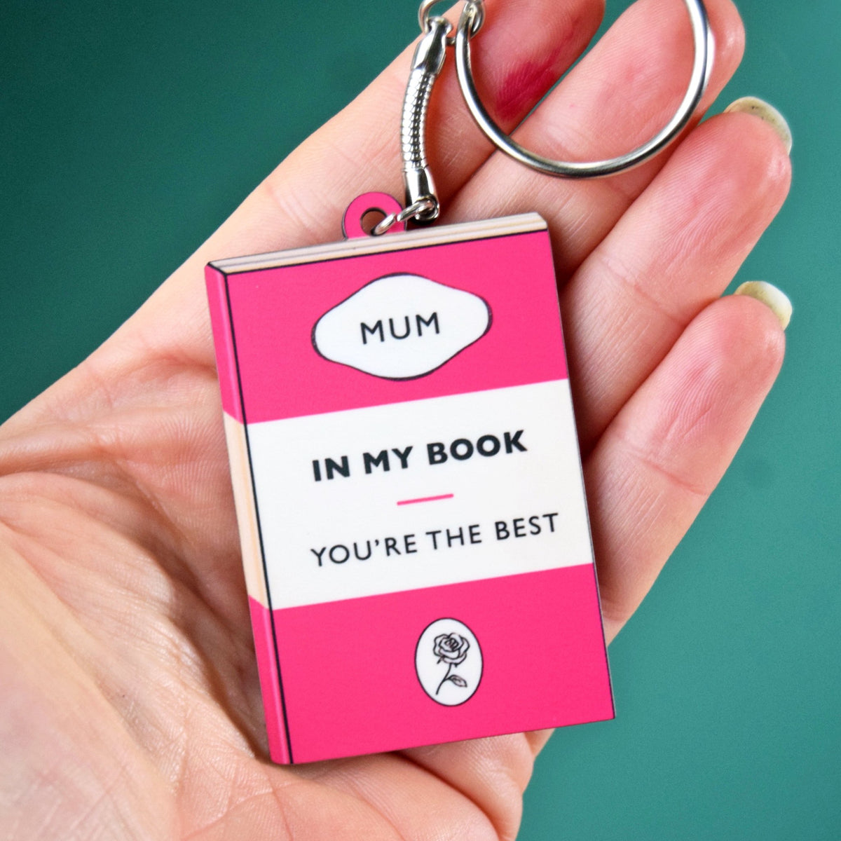 Book Themed Keyring For Mum - Of Life & Lemons®