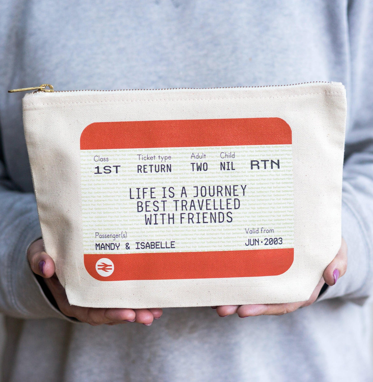 Personalised Friendship Cosmetic Bag - Of Life & Lemons®