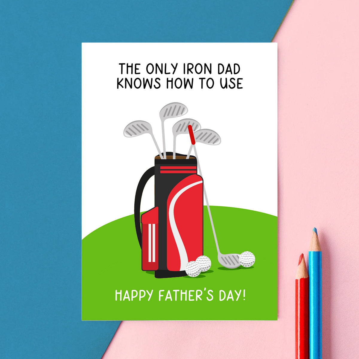 Funny Golf Father's Day Card - Of Life & Lemons®