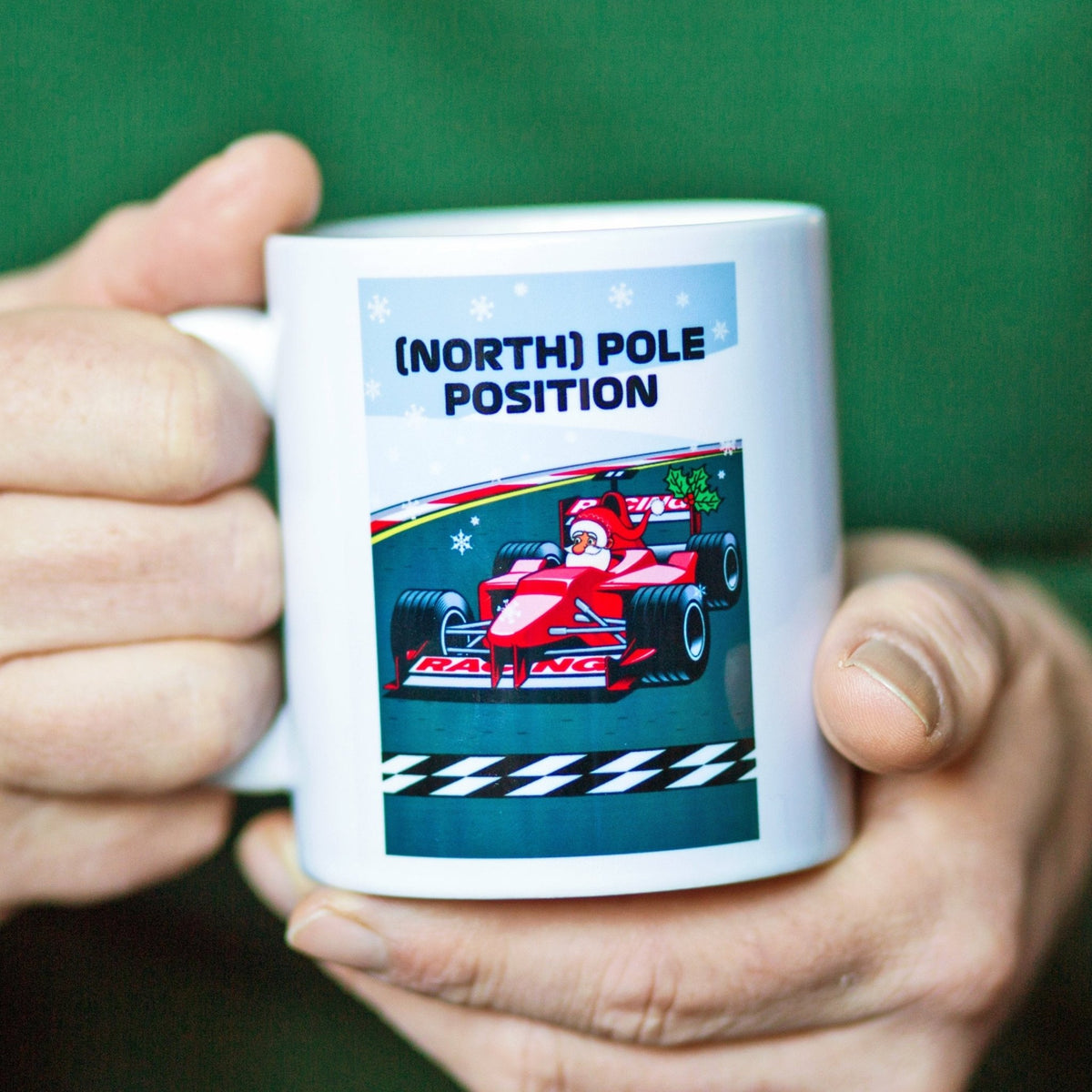 Funny Motor Racing Christmas Mug - Of Life & Lemons®