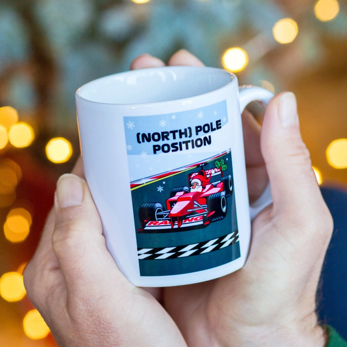 Funny Motor Racing Christmas Mug - Of Life & Lemons®