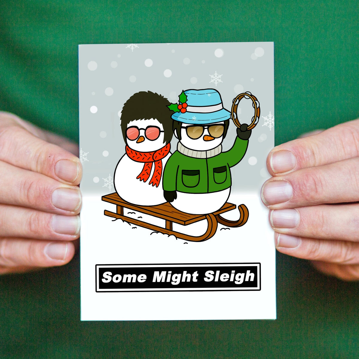 'Some Might Sleigh' Oasis Christmas Card - Of Life & Lemons®