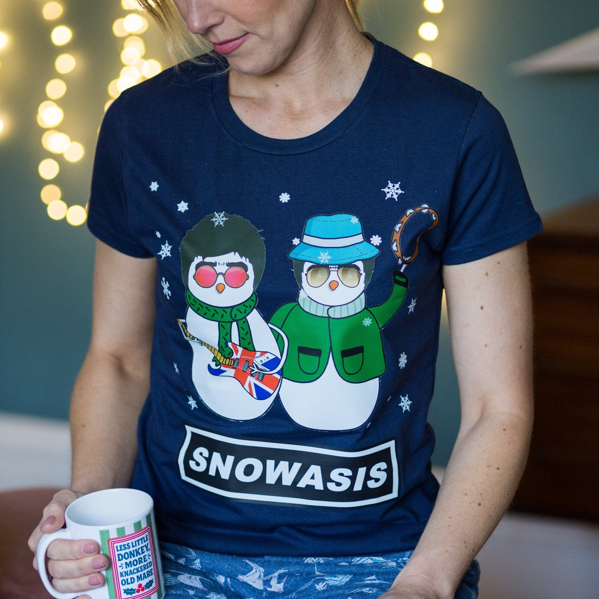 Funny Oasis Ladies Christmas T-Shirt - Of Life & Lemons®