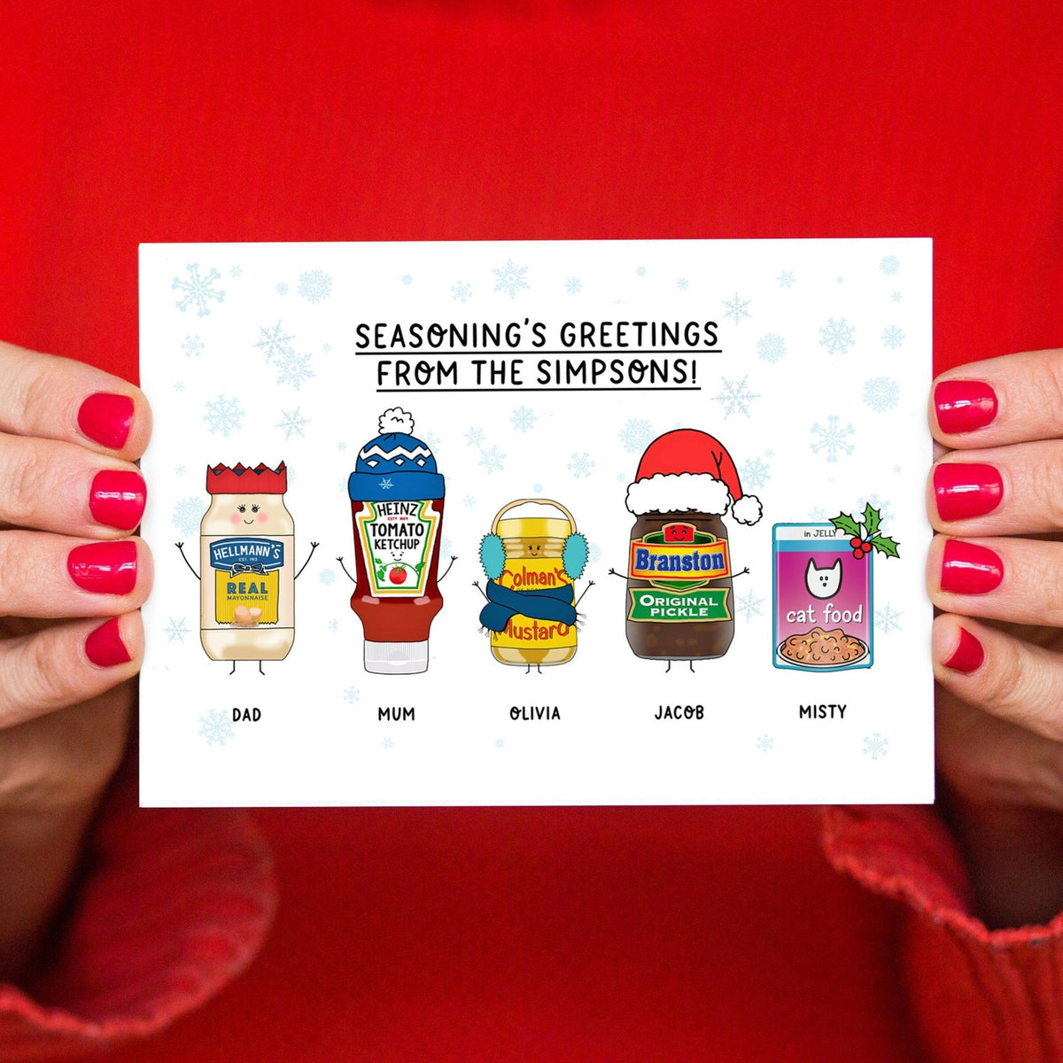 'Seasoning's Greetings' Custom Family Christmas Cards - Of Life & Lemons®