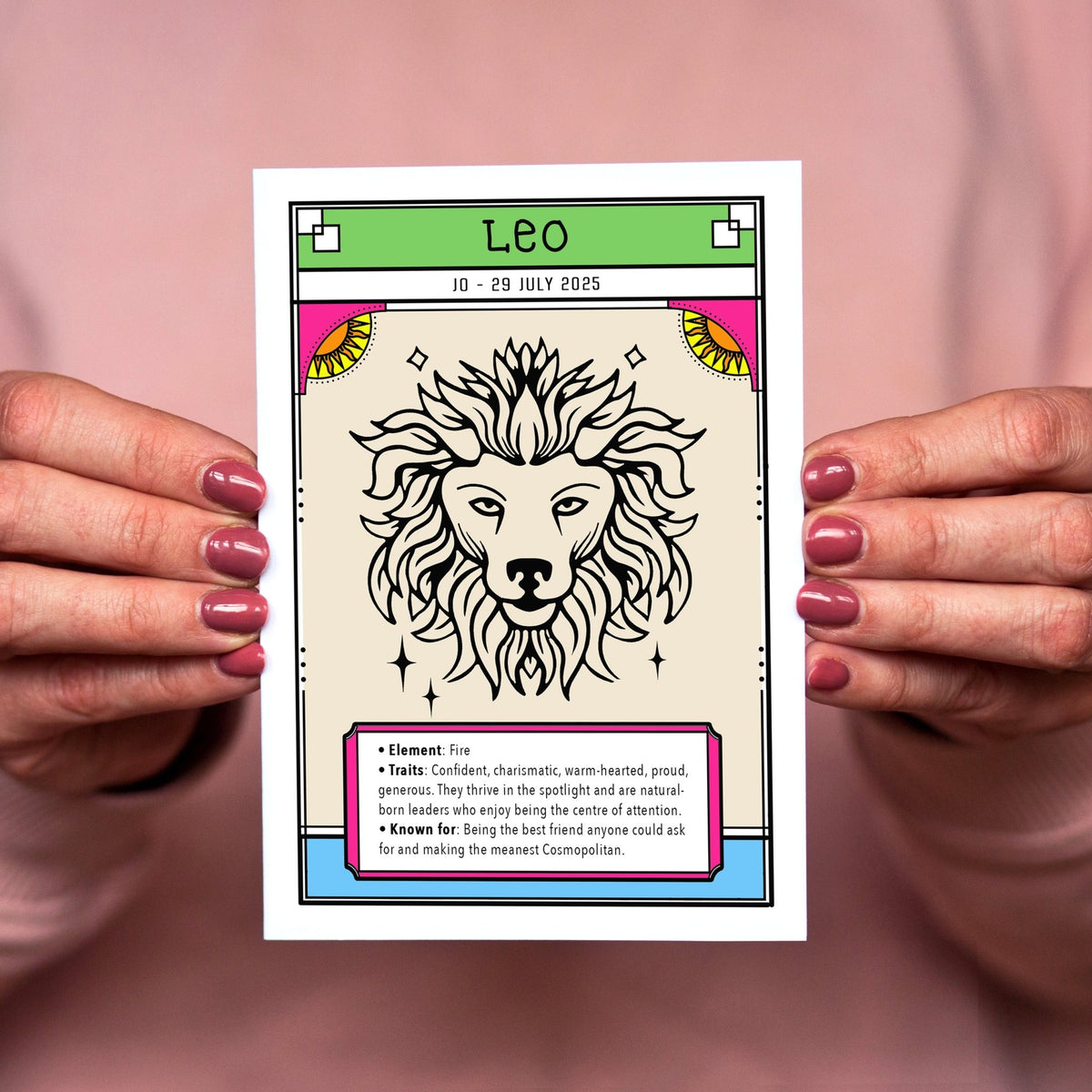 Personalised Zodiac Birthday Card - Of Life & Lemons®