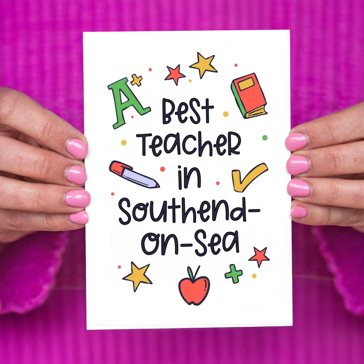 Personalised 'Best Teacher' Card - Of Life & Lemons®