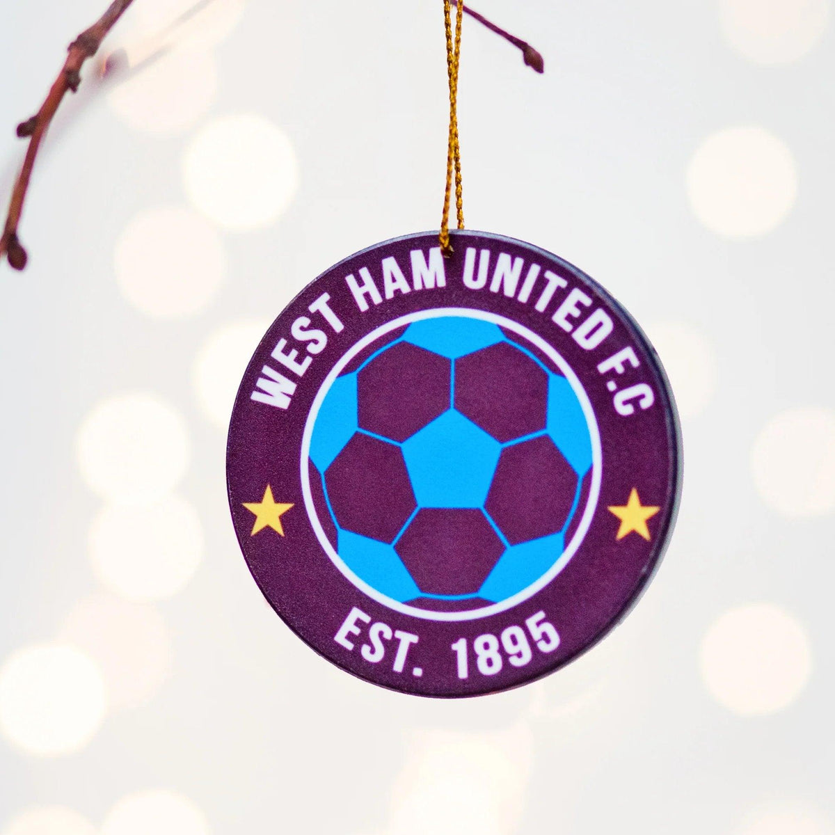 Custom Football Team Christmas Tree Decoration - Of Life & Lemons®