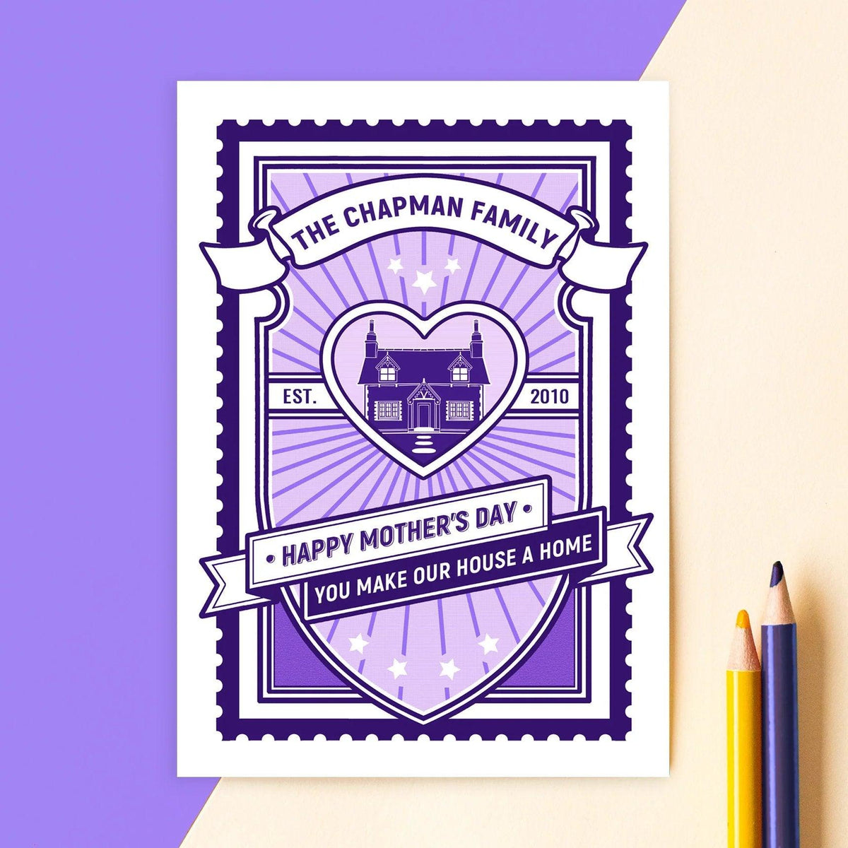 Personalised Mother's Day Card - Of Life & Lemons®