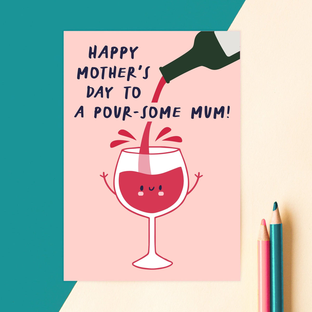 Funny Wine Mother's Day Card - Of Life & Lemons®