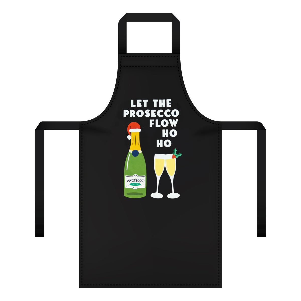 Prosecco Christmas Apron - Of Life & Lemons®
