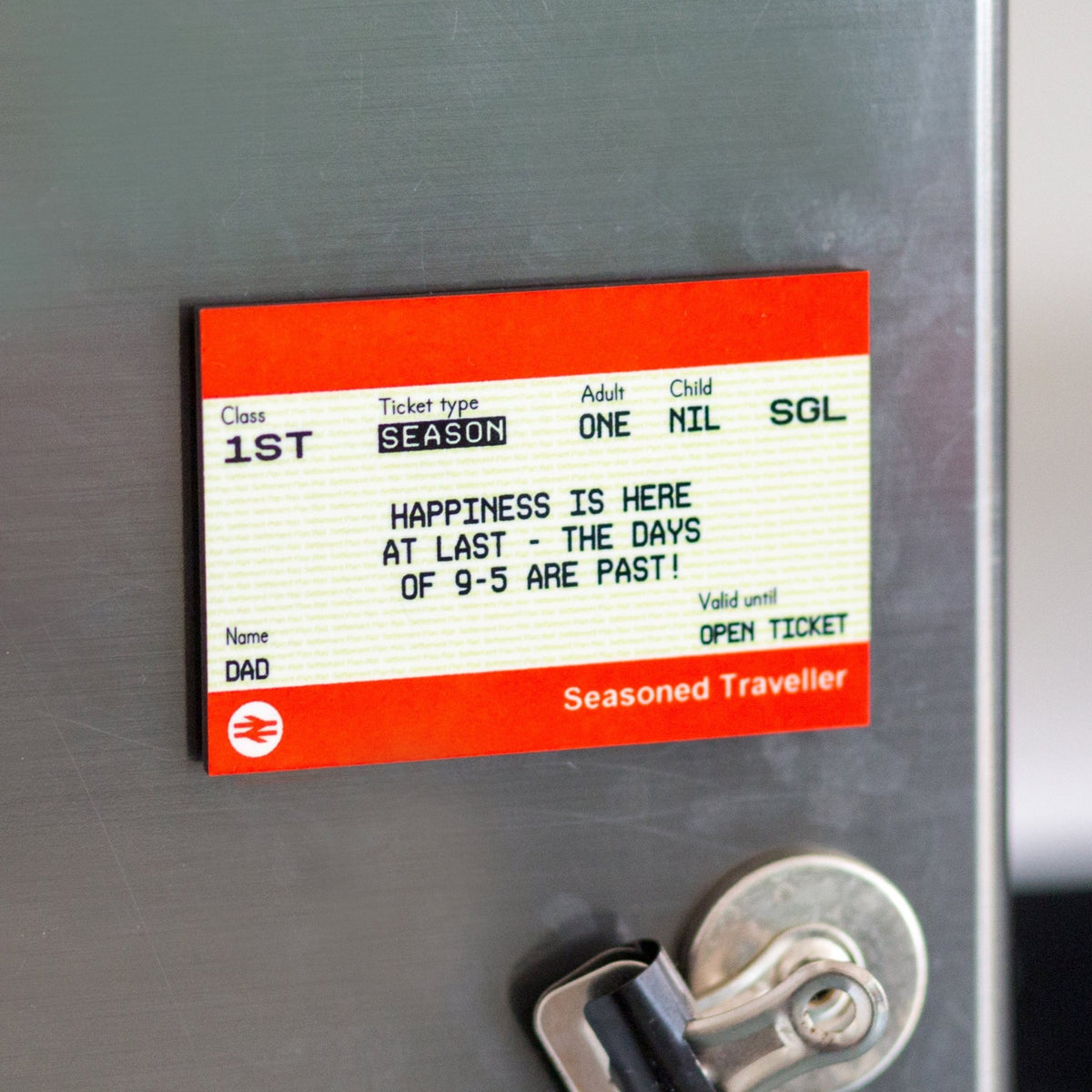 Personalised Retirement Fridge Magnet - Of Life & Lemons®