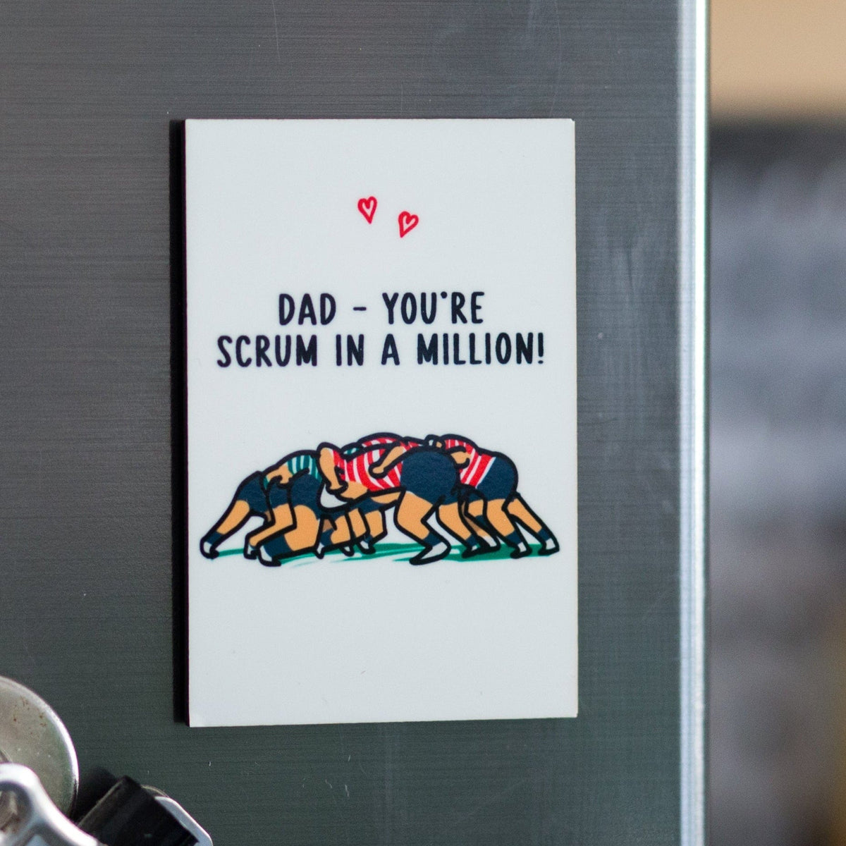Rugby Fridge magnet for Dad