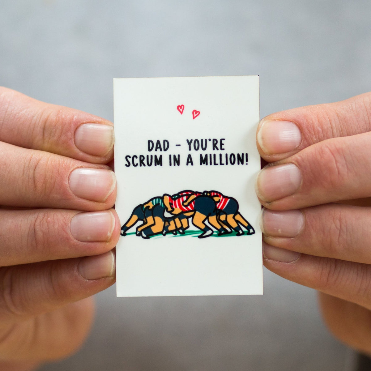 Rugby Fridge Magnet For Dad - Of Life & Lemons®