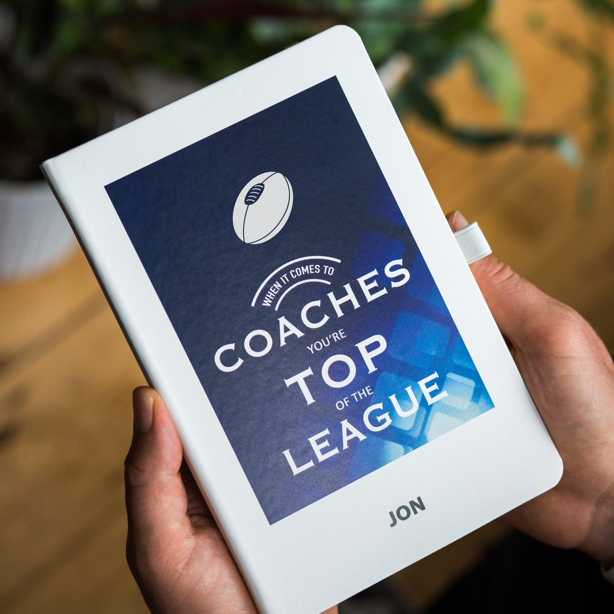 Personalised Notebook Gift for Rugby Coach - Of Life & Lemons®