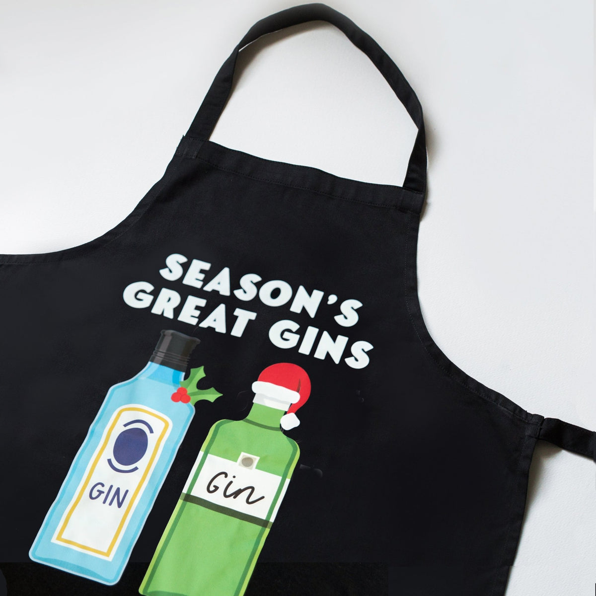 'Season's Great Gins' Christmas Apron - Of Life & Lemons®