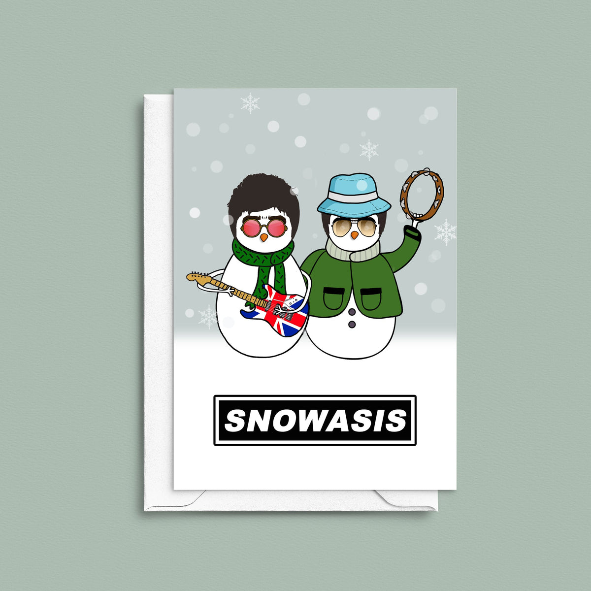 Funny Oasis Christmas Card - Of Life & Lemons®