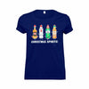 alcohol themed Christmas tee for ladies