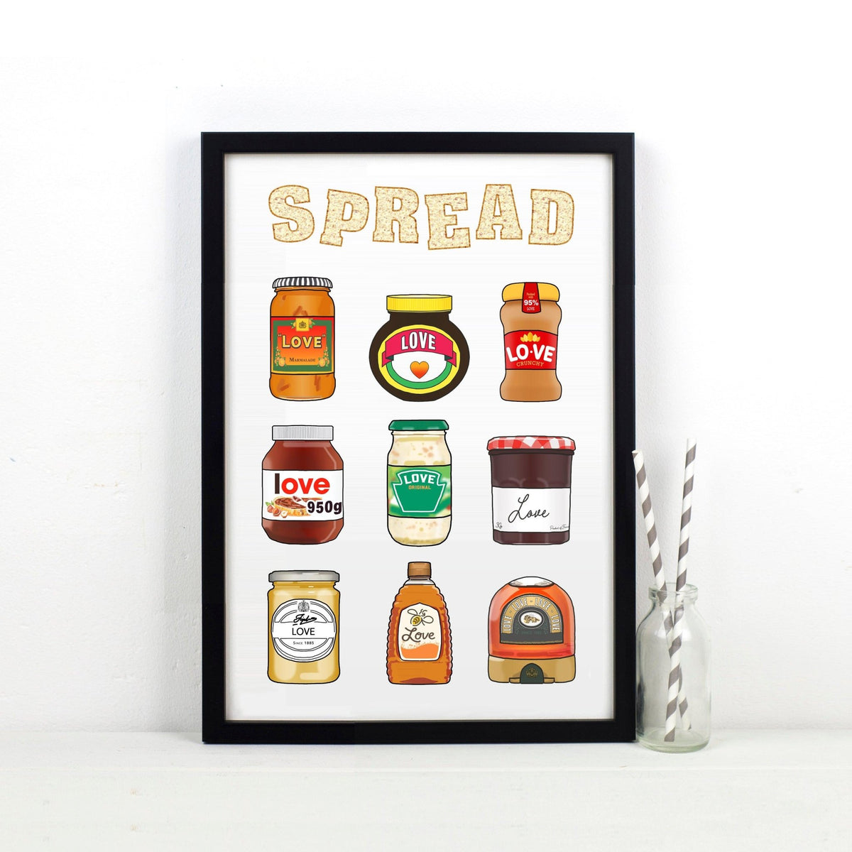 'Spread Love' Poster - Of Life & Lemons®