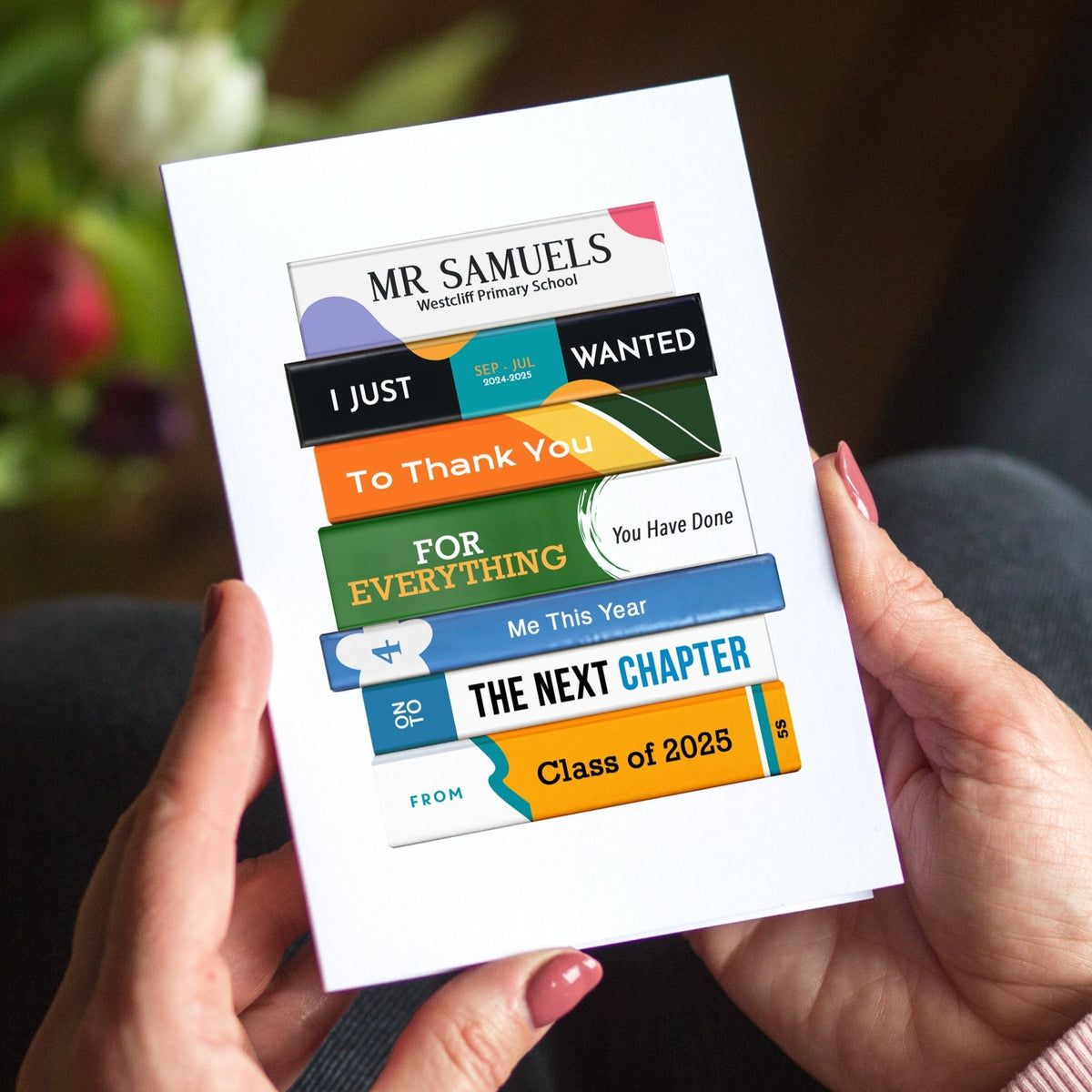Personalised End of Term Card for Teacher - Of Life & Lemons®
