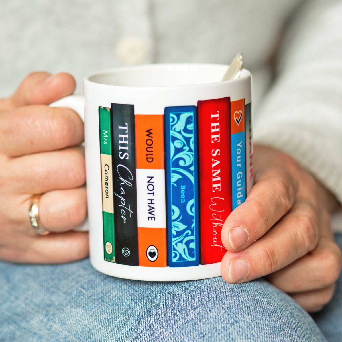 Personalised Book Themed Mug For A Teacher - Of Life & Lemons®