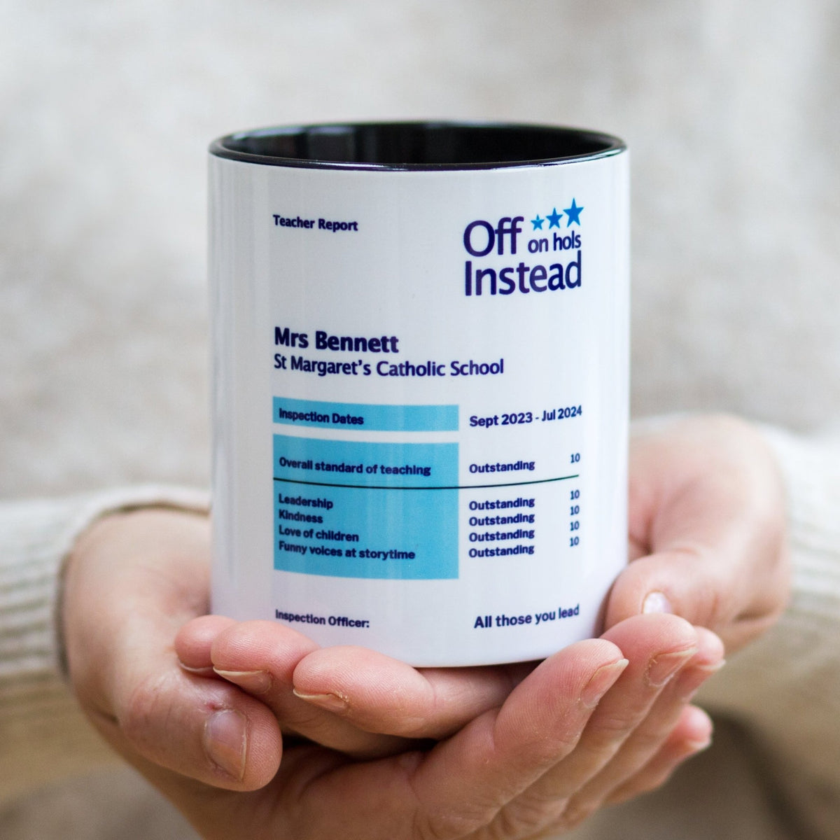 Personalised Teacher Report Pen Pot - Of Life & Lemons®
