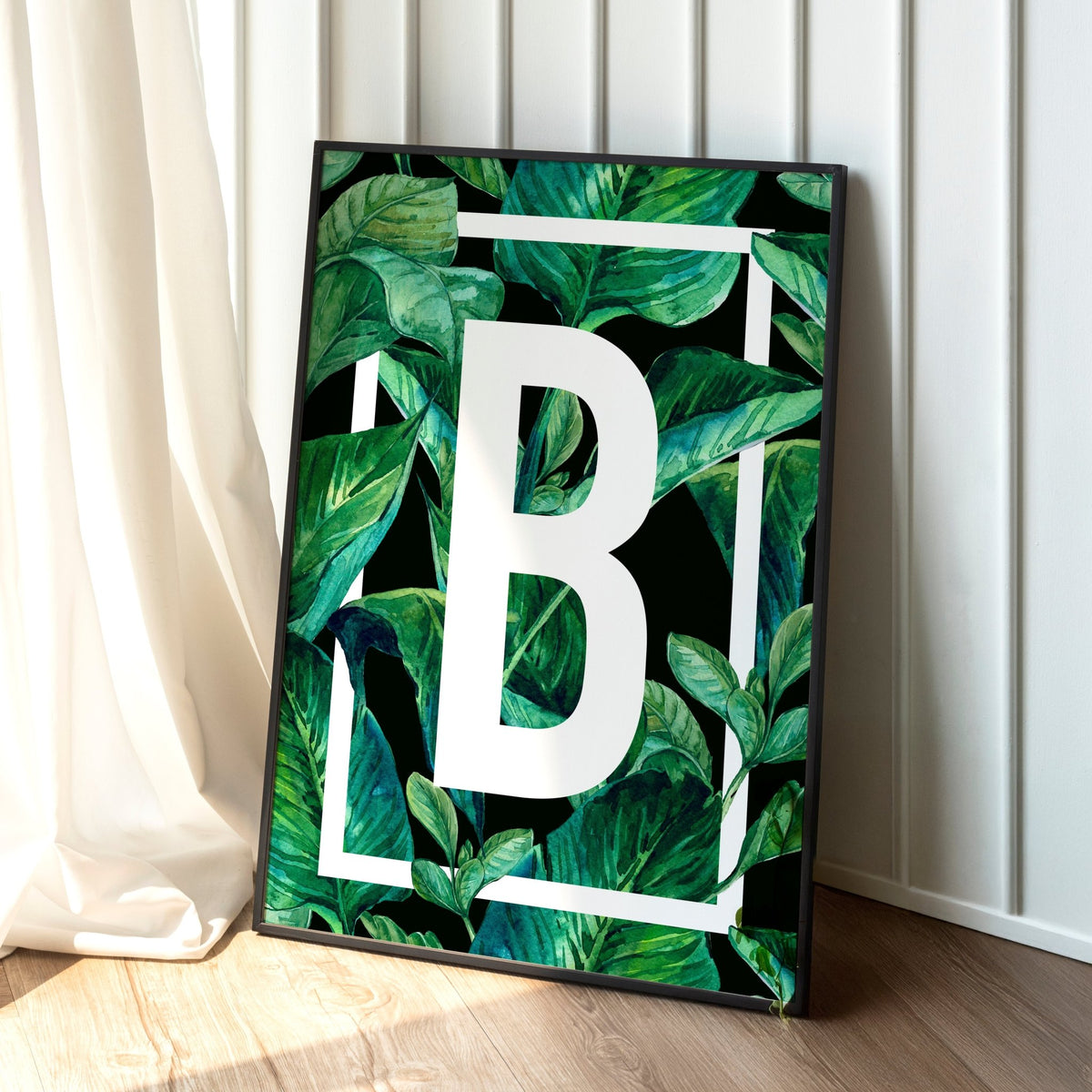 Tropical Leaf Monogram Print - Of Life & Lemons®