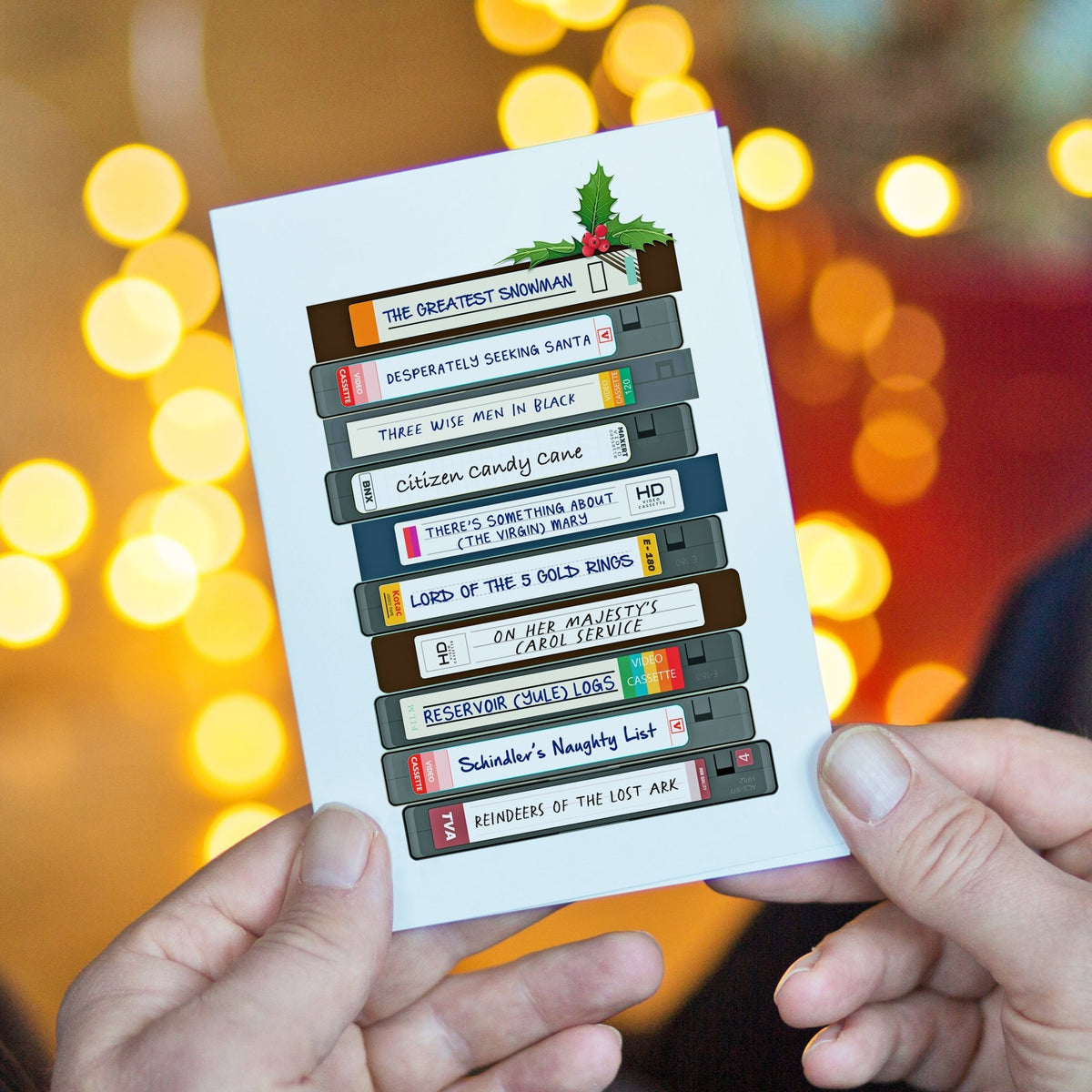 Funny Movie Puns Christmas Card - Of Life & Lemons®