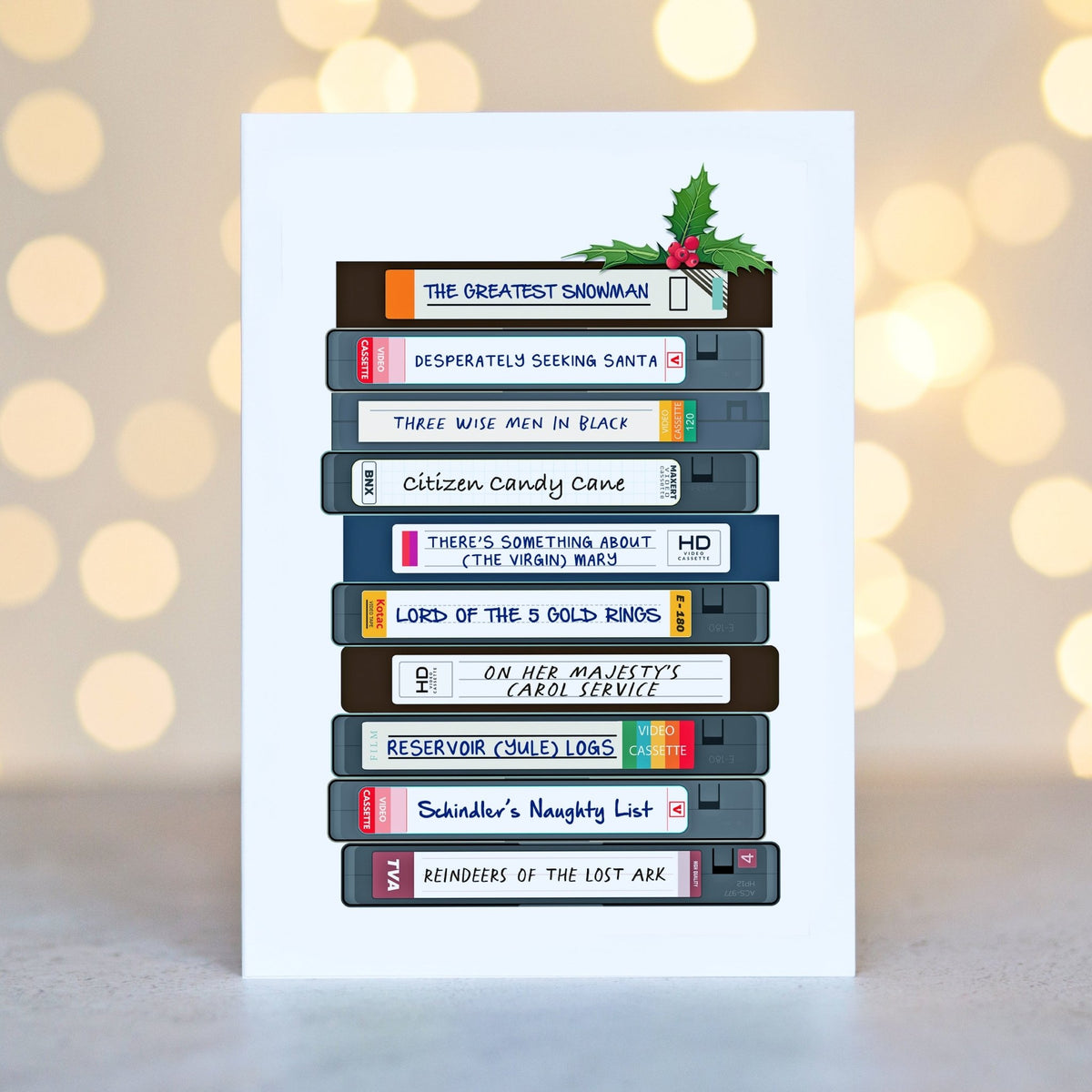 Funny Movie Puns Christmas Card - Of Life & Lemons®