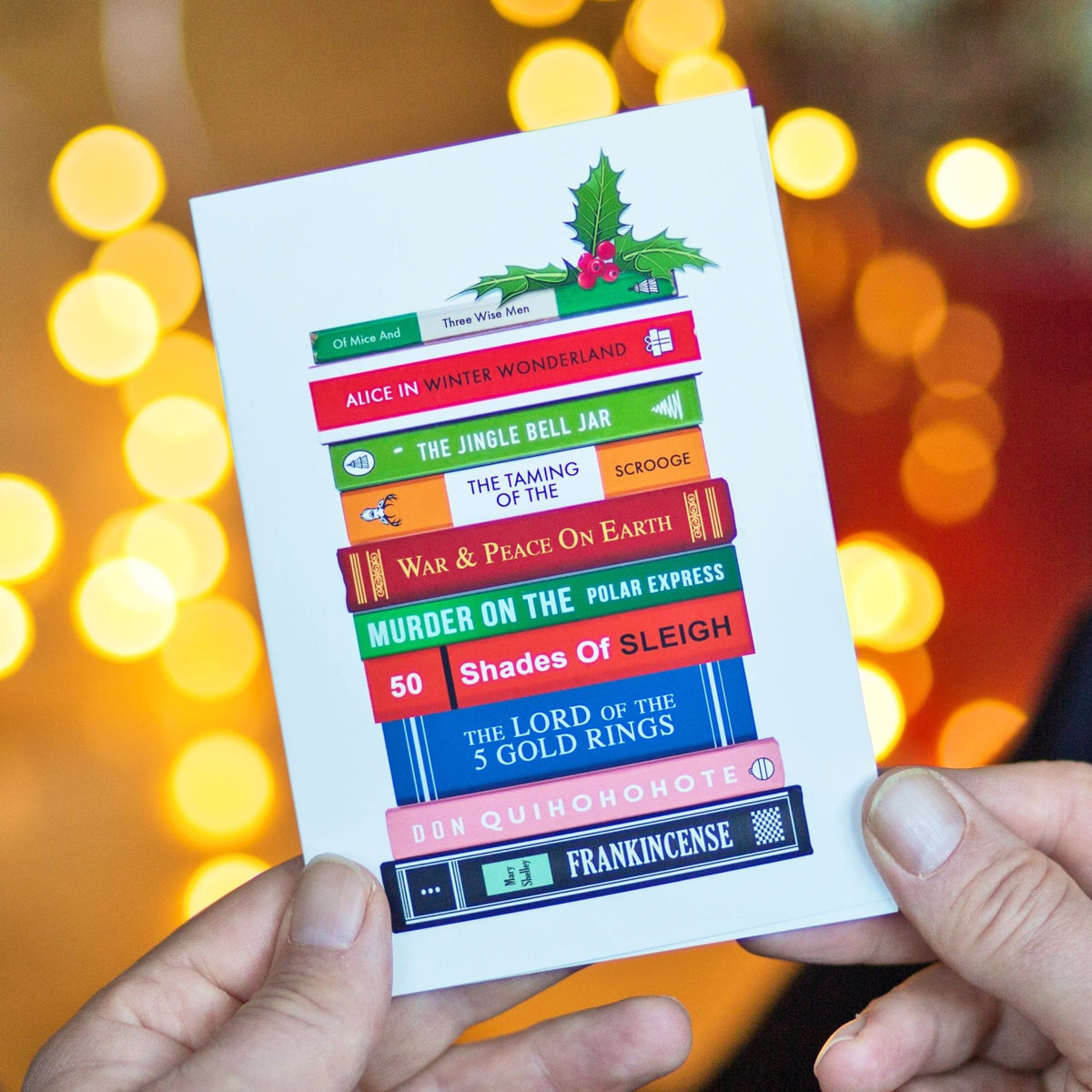 Funny Book Puns Christmas Card - Of Life & Lemons®