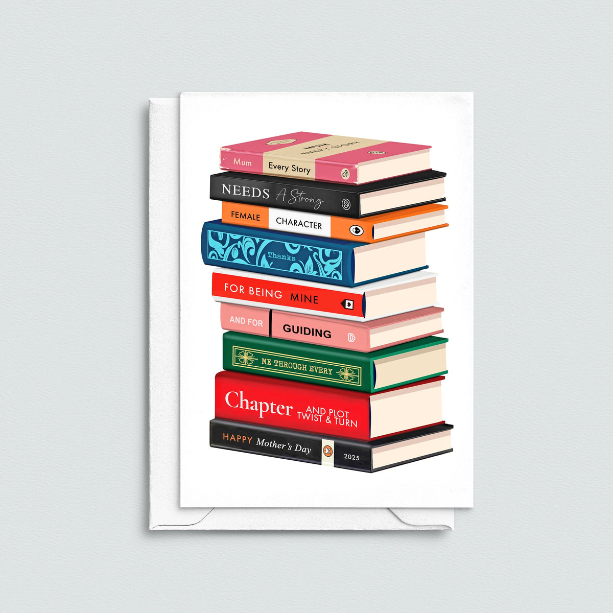 Book Themed Mother's Day Card - Of Life & Lemons®