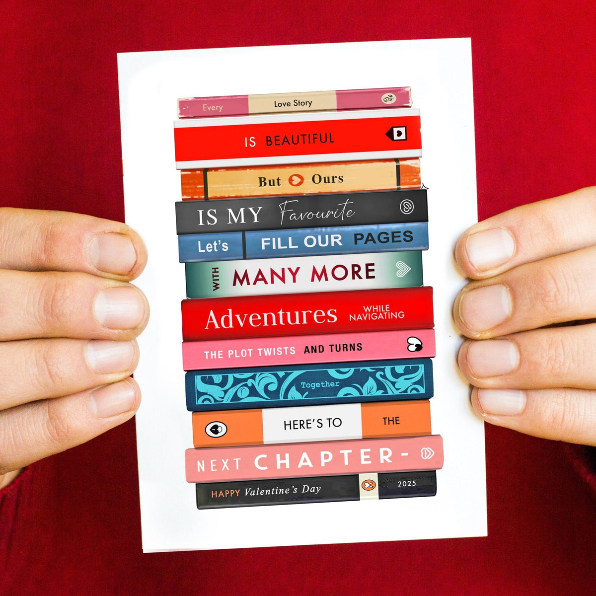 Literary Themed Valentine's Card - Of Life & Lemons®