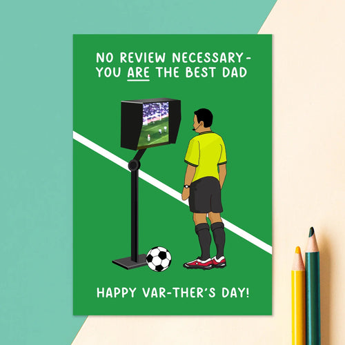 Funny Football Father's Day Card