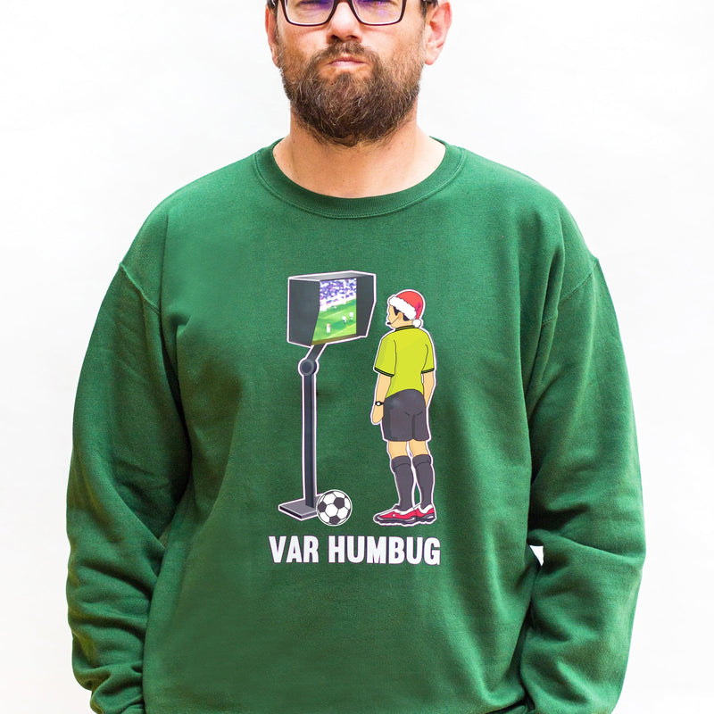 christmas t-shirt for men featuring football illustration and funny pun