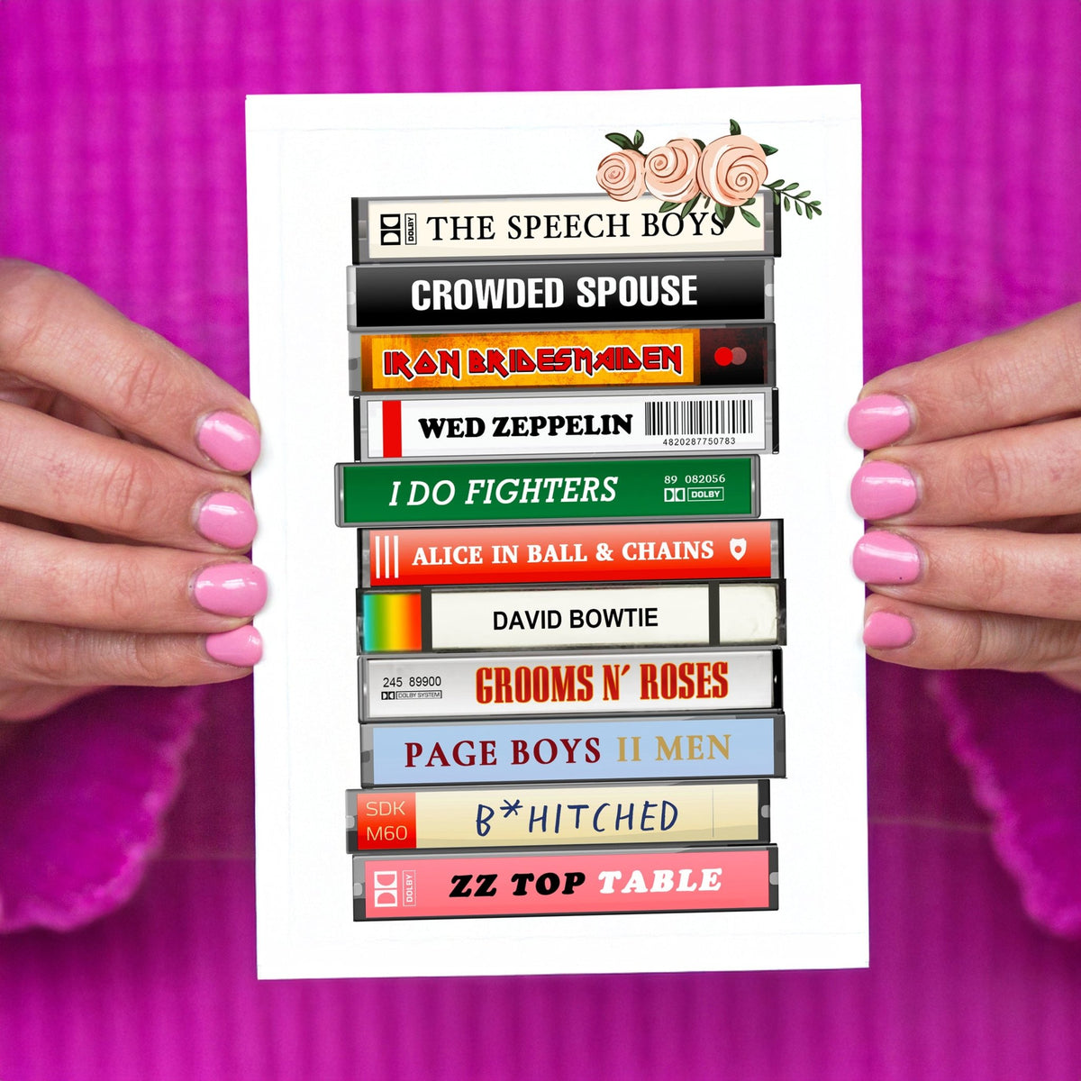 Funny Music Themed Wedding Card - Of Life & Lemons®