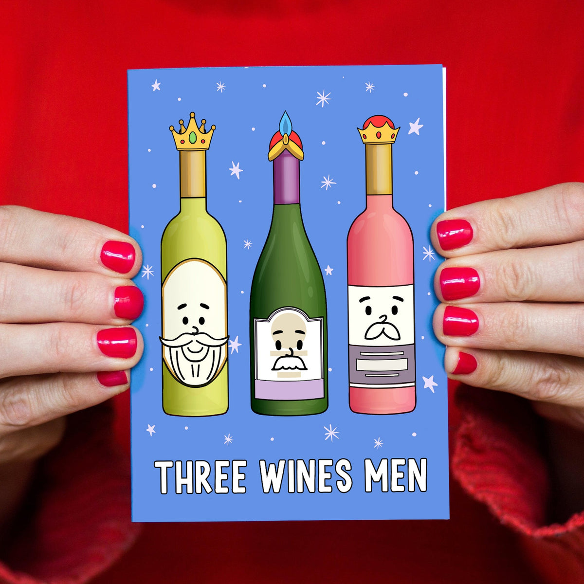Funny Wine Christmas Card - Of Life & Lemons®