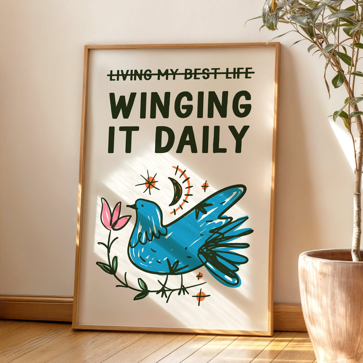 'Living My Best Life' Parody Print - Of Life & Lemons®