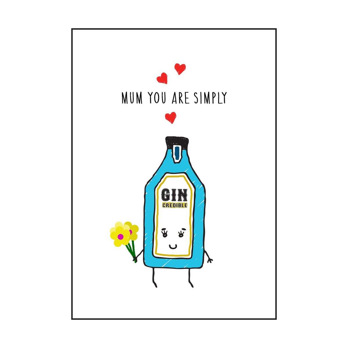 'GINcredible Mum' Mother's Day Card - Of Life & Lemons®