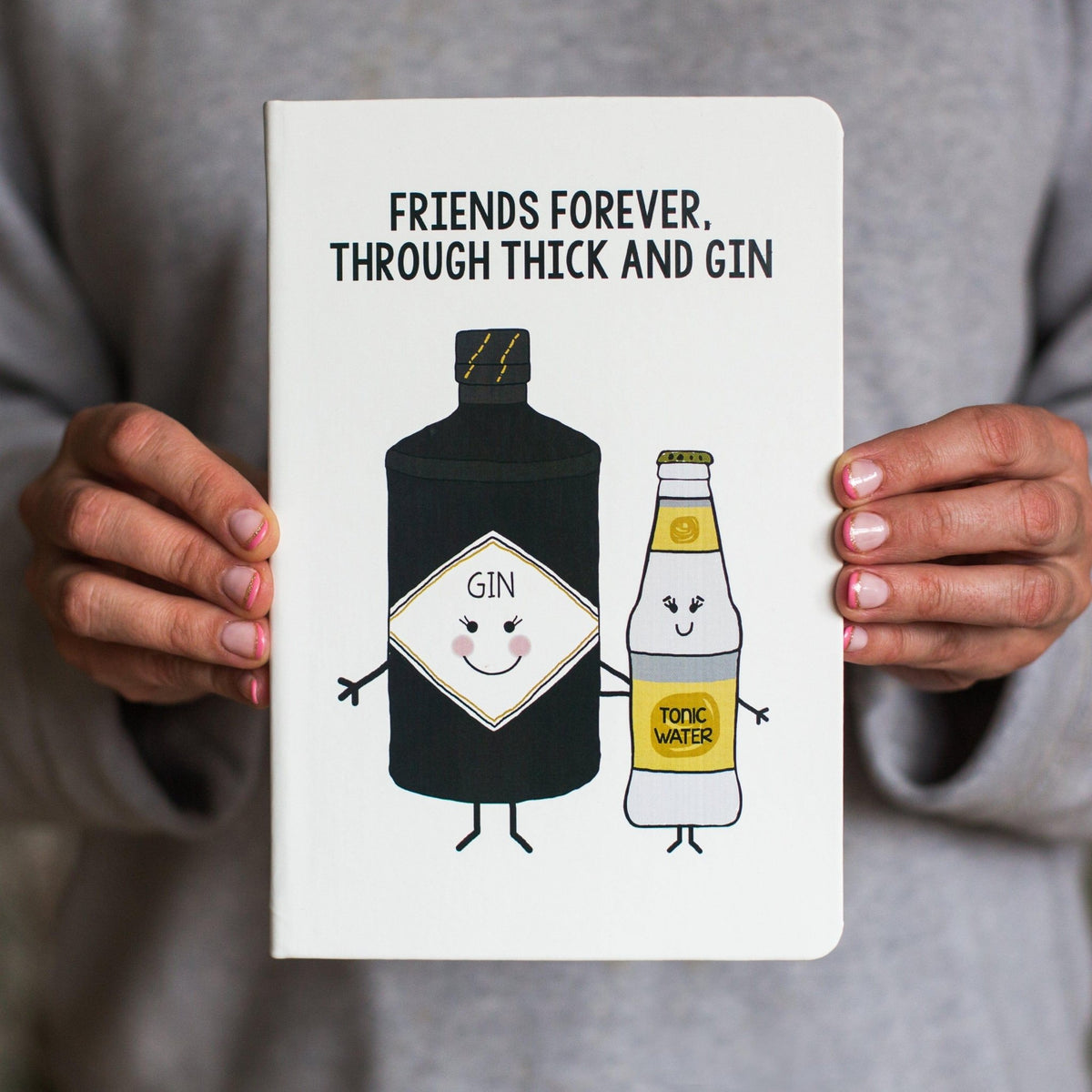 'Thick & Gin' Notebook Gift for Friend - Of Life & Lemons®