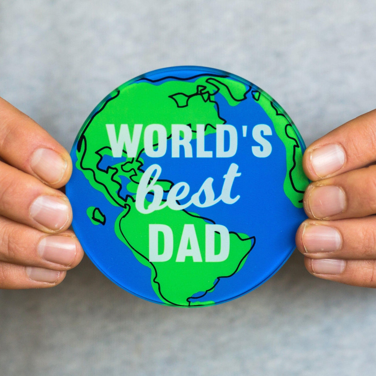 'World's Best Dad' Coaster - Of Life & Lemons®