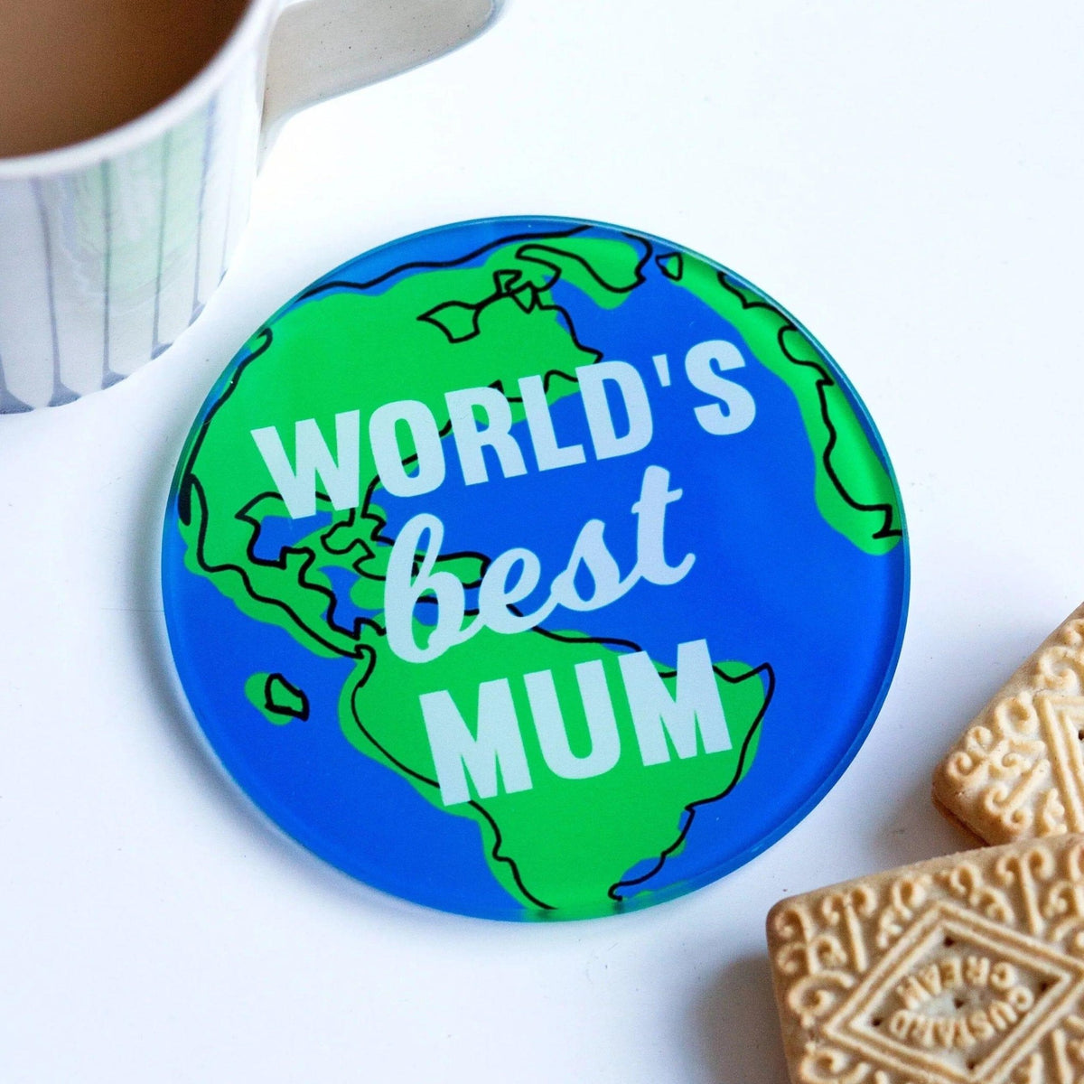 'World's Best Mum' Coaster - Of Life & Lemons®
