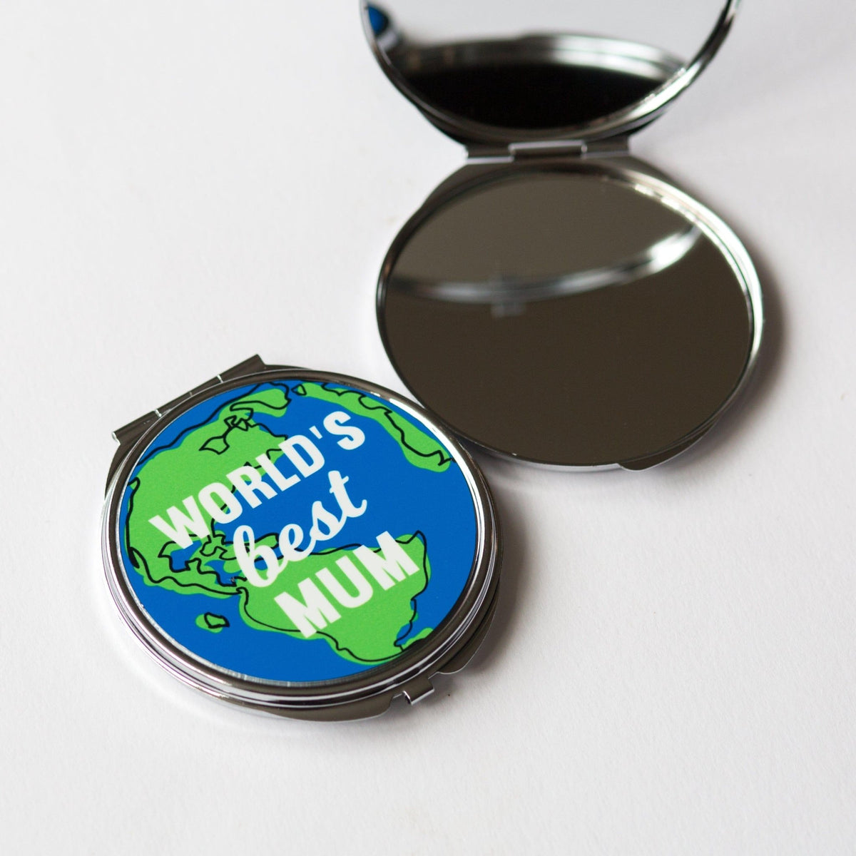 'World's Best Mum' Compact Mirror - Of Life & Lemons®