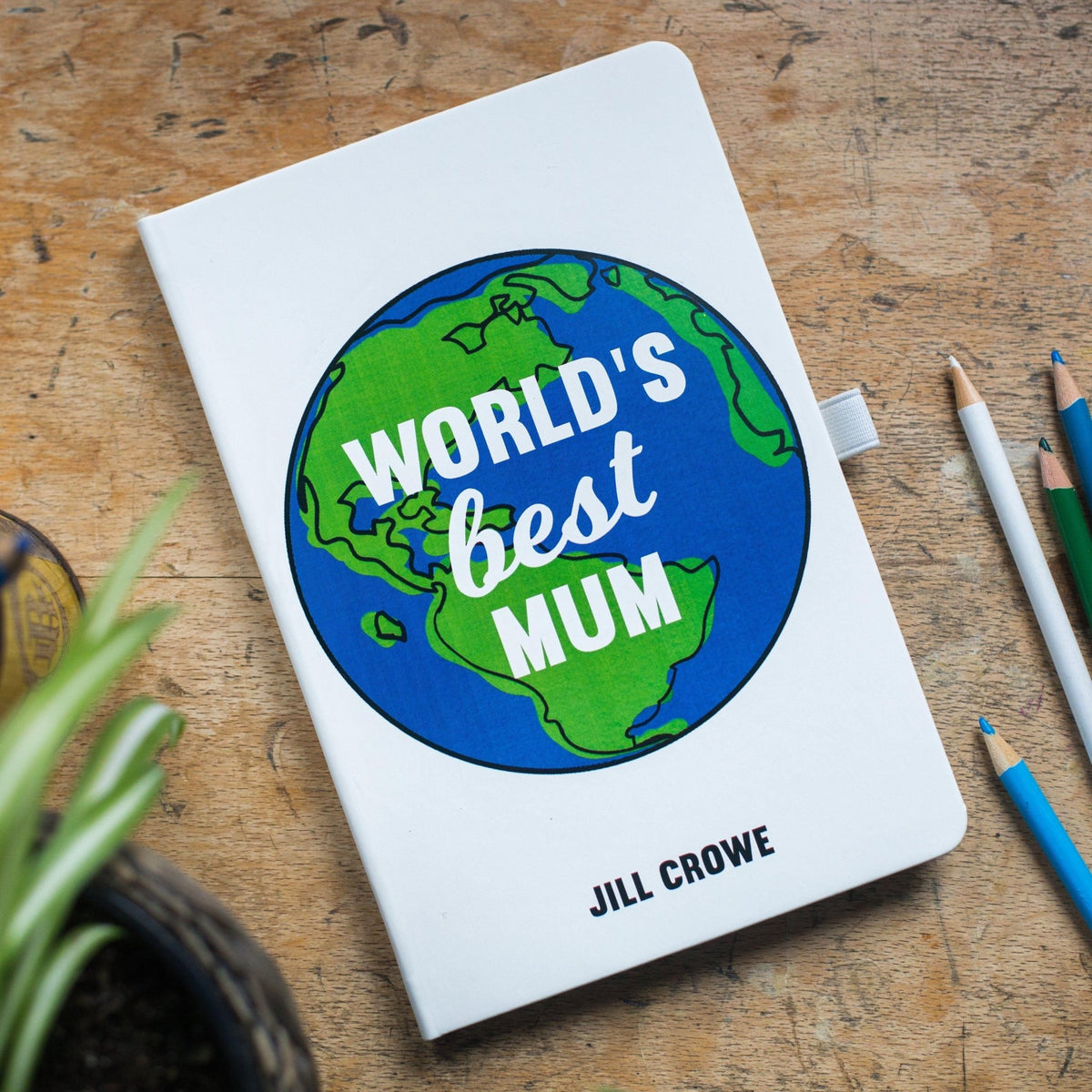 'World's Best Mum' Personalised Notebook - Of Life & Lemons®