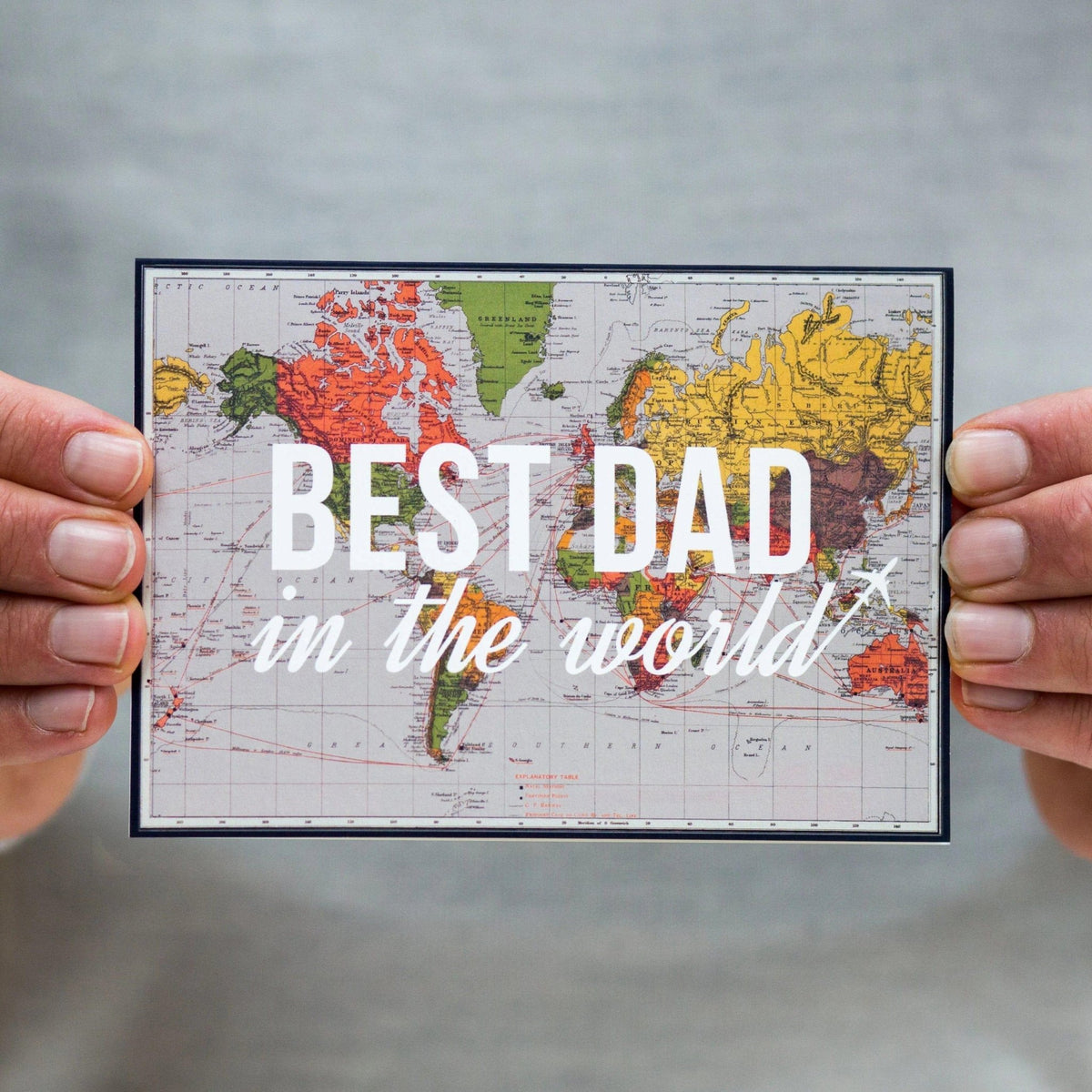 'Best Dad In The World' Card for Dad - Of Life & Lemons®