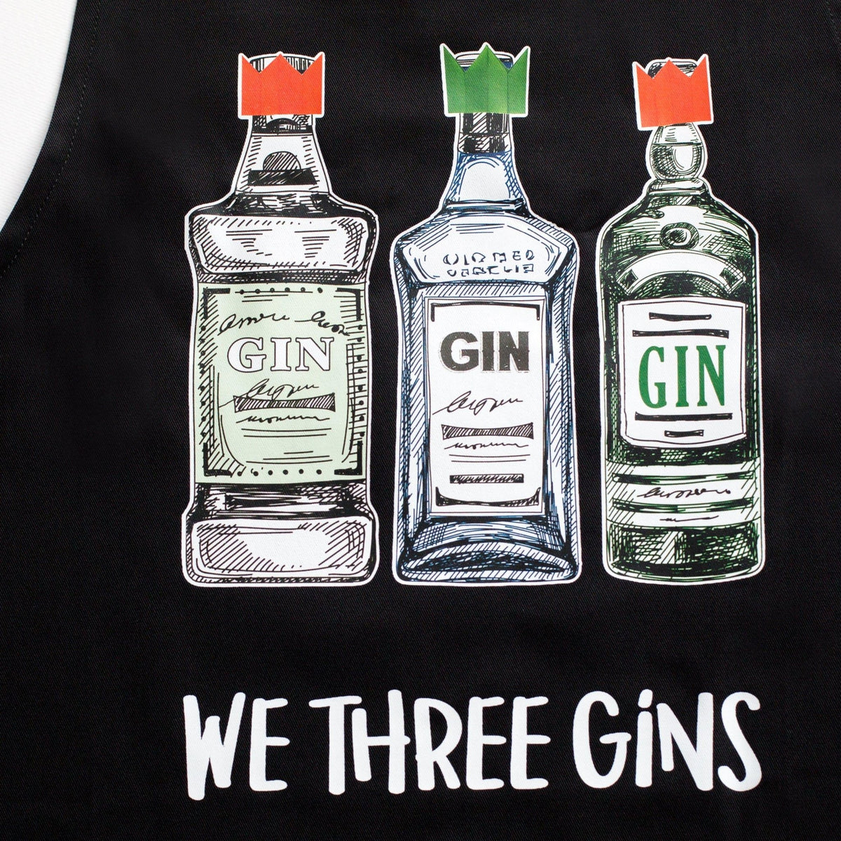 'We Three Gins' Christmas Apron - Of Life & Lemons®