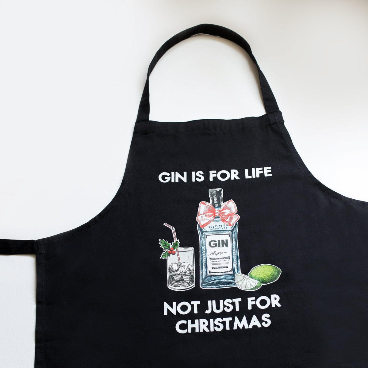 'Gin Is For Life' Christmas Apron - Of Life & Lemons®