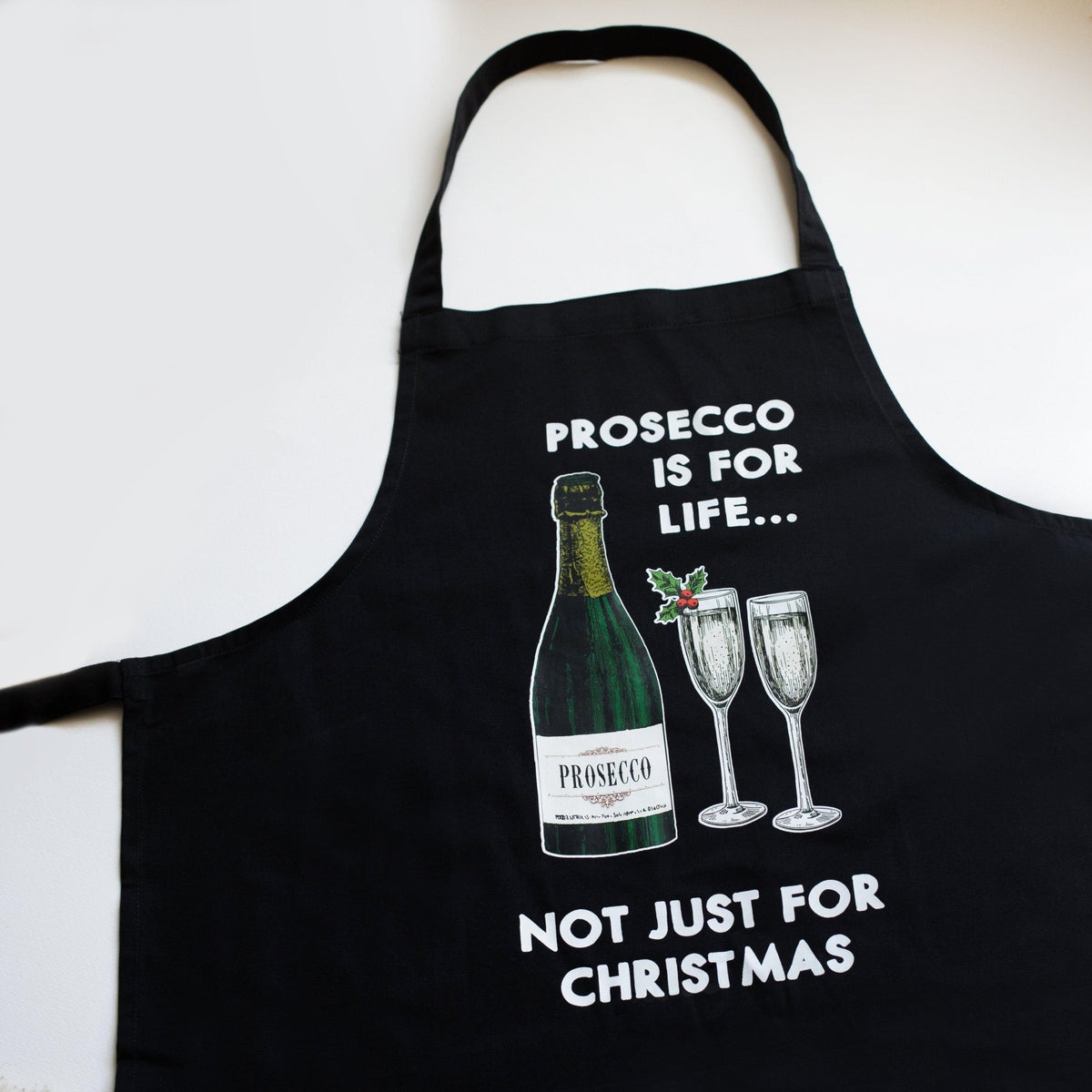 'Prosecco Is For Life' Christmas Apron - Of Life & Lemons®