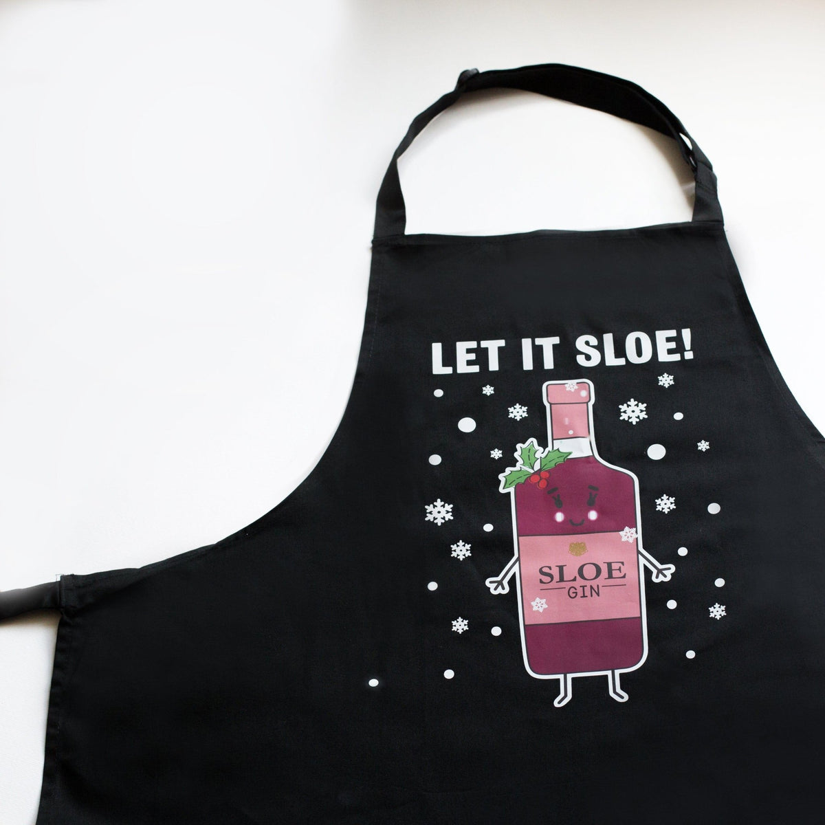 'Let It Sloe' Funny Christmas Apron - Of Life & Lemons®
