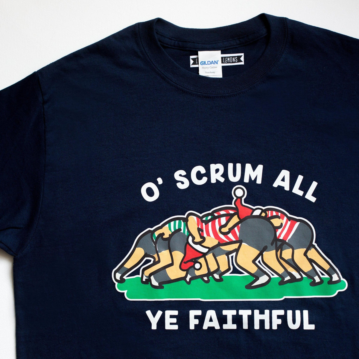 Mens Rugby Christmas T-Shirt - Of Life & Lemons®