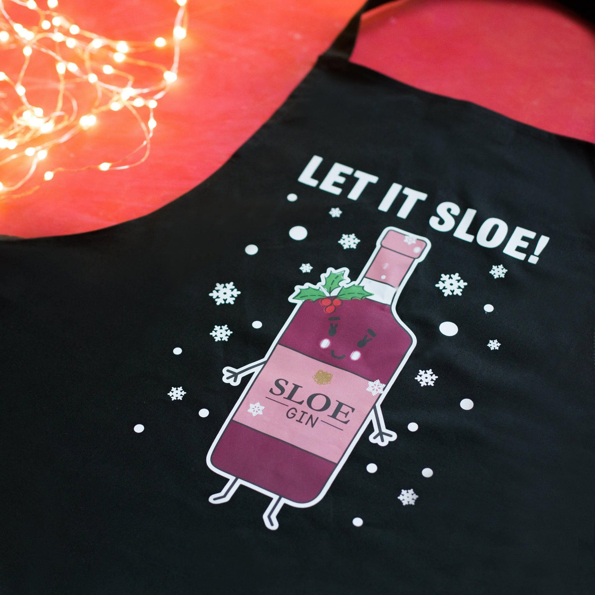 'Let It Sloe' Funny Christmas Apron - Of Life & Lemons®